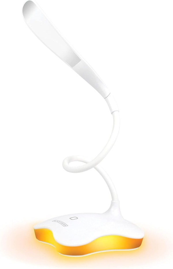 Encontraproduto.com.br - Luminaria de Mesa ECO 6500K Touch Branca Pilha/USB 2W Black+Decker
