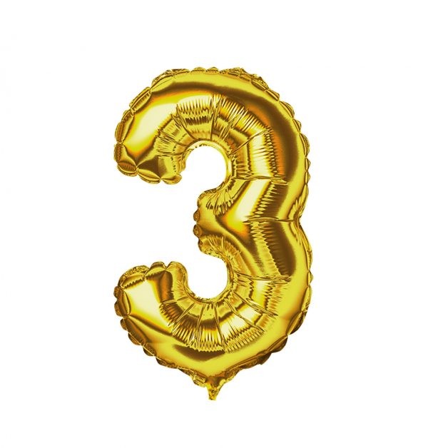 Balao-Metalizado-Numeral-Dourado-40-Polegadas-Golden-Festa