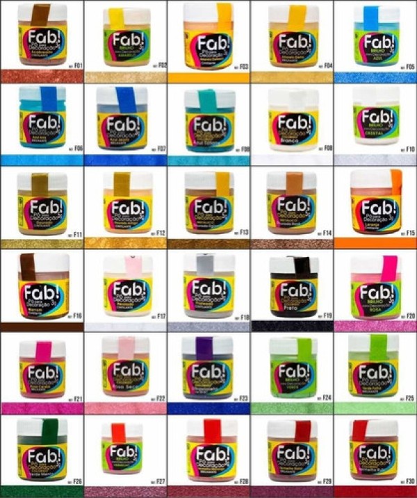 Encontraproduto.com.br - Po Para Decoracao Branco 3g Fab
