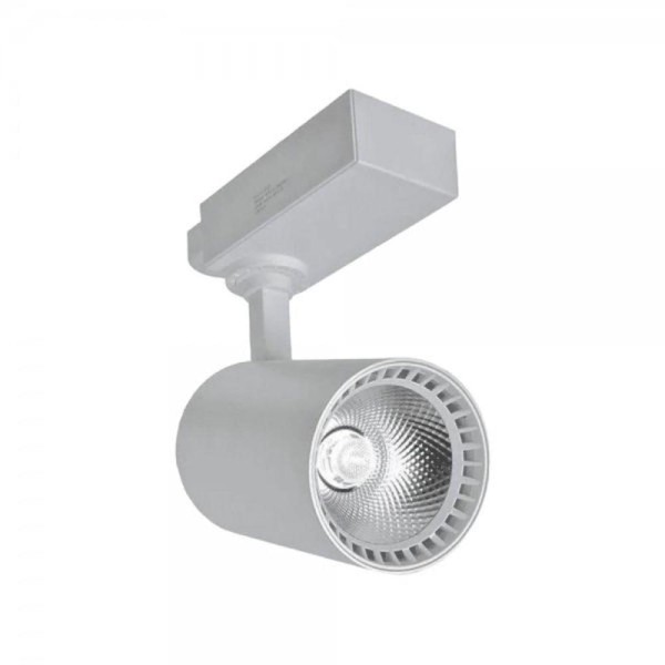 Spot Led 7w 6500k Para Trilho Eletrificado Branco