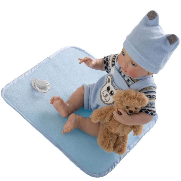 Encontraproduto.com.br - Boneca Laura Doll - Newborn - Enzo - Shiny Toys