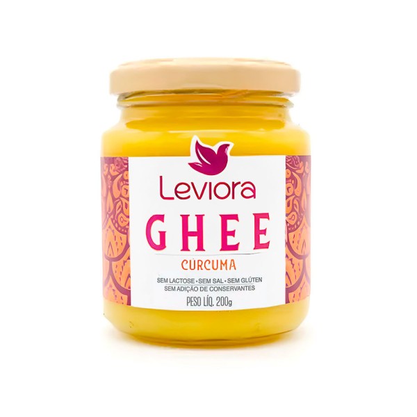 Encontraproduto.com.br - Ghee c/ Cúrcuma Leviora Vidro 200g