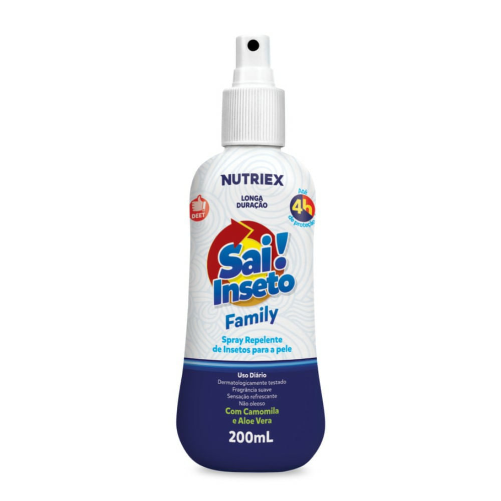 Encontraproduto.com.br - Spray Repelente Sai Insetos Family 4 horas 200ml