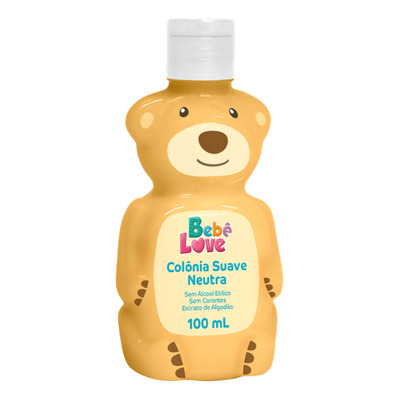 Colônia Bebê Love Suave Neutro 100ml