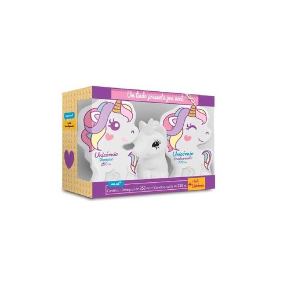 Encontraproduto.com.br - NUTRIEX KIT UNICORNIO SHAMPOO 250ML + CONDICIONADOR 230ML + UNICORNIO BRANCO 480 ML x 1