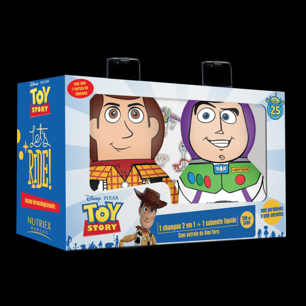 Encontraproduto.com.br - Nutriex Kit Buzz Lightyear Shampoo 250ml + Sabonete Líquido 250ml