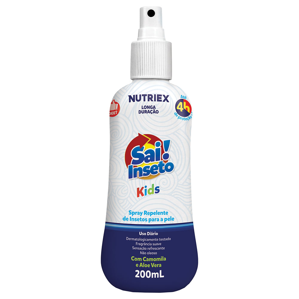Encontraproduto.com.br - Spray Repelente de Insetos Sai! Inseto Kids 4h - 200ml