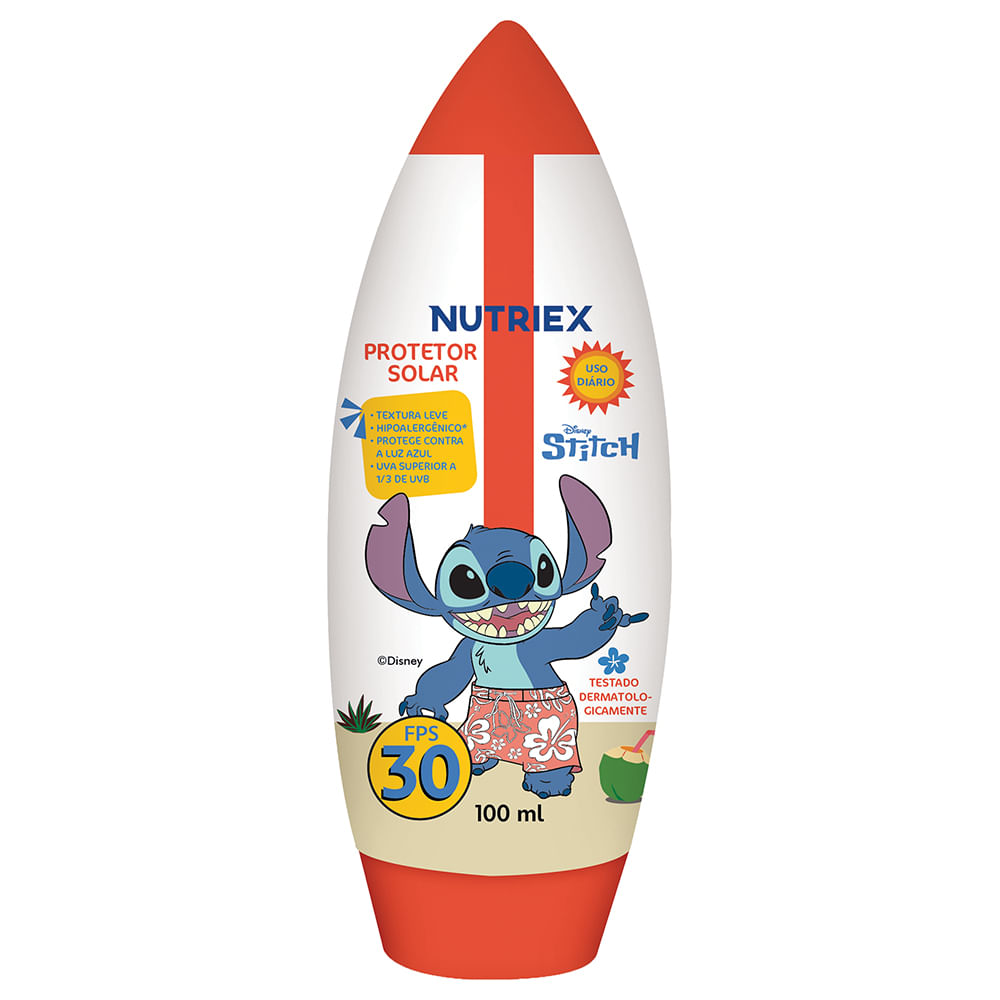 Protetor Solar Kids FPS30 Stitch Nutriex 100ml