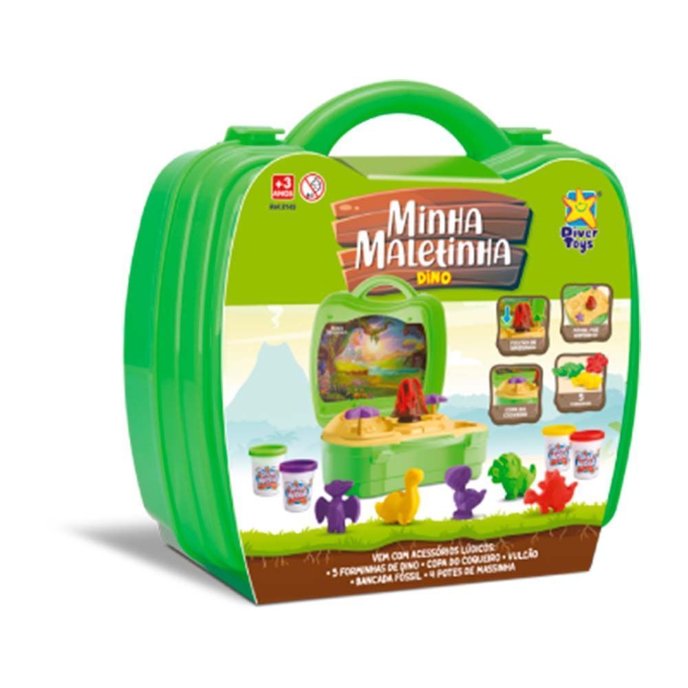 Encontraproduto.com.br - Minha Maletinha Dino Divertoys com Acessórios