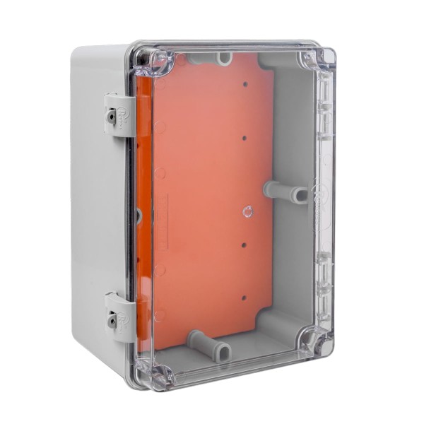 Caixa Pvc 300X200X150MM IP68 Tampa Transparante Rohdbox 888257 Rohdina