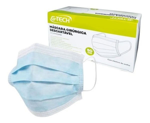 Encontraproduto.com.br - Mascara tripla camada G Tech -50UND