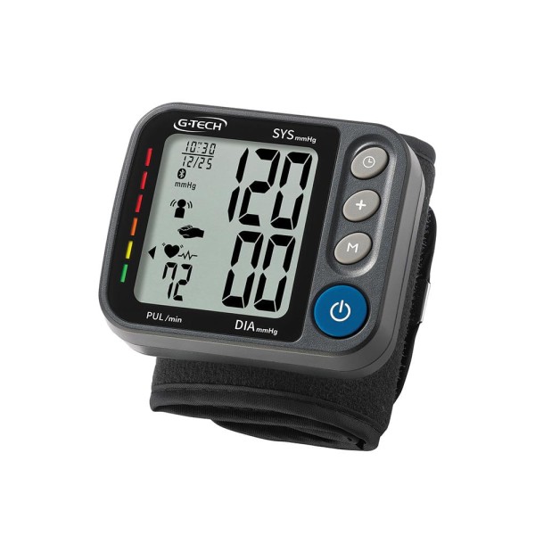 Aparelho Medidor de Pressão Digital de Pulso com Bluetooth G-Tech - GP480 BT