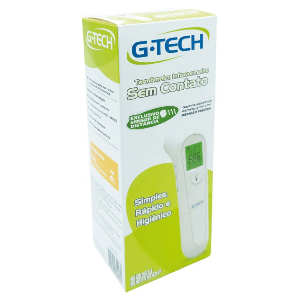 Encontraproduto.com.br - Termômetro Infravermelho Sem Contato Easy Sensor Digital 2 em 1 G-Tech