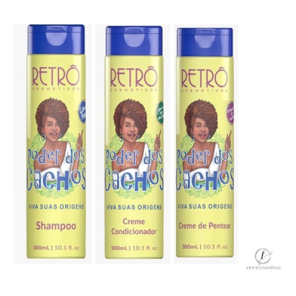 Shampoo Retrô Poder dos Cachos de 300ml