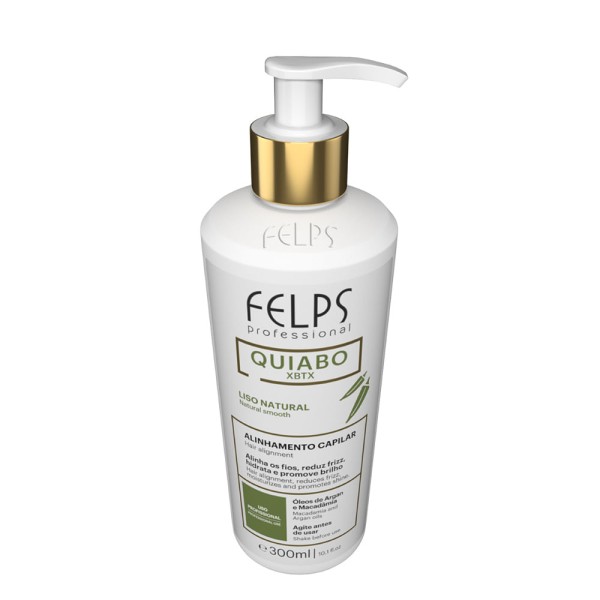 Encontraproduto.com.br - Selagem Capilar 300ml Xbtx Quiabo - Felps Professional
