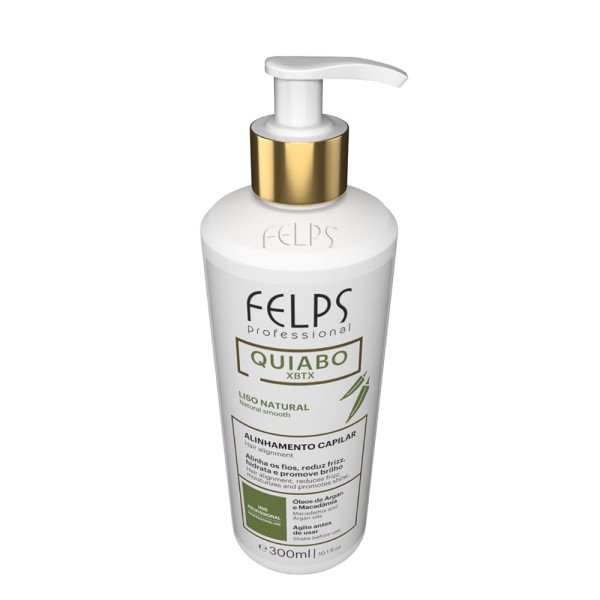 Encontraproduto.com.br - Selagem Capilar 300ml Xbtx Quiabo - Felps Professional
