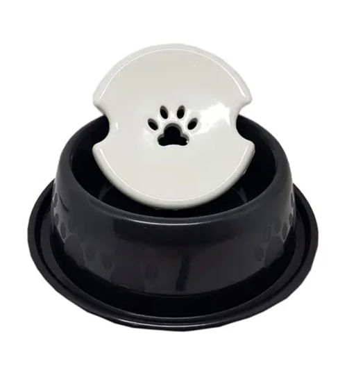 Bebedouro Preto para Pelo Longo Médio – Pet Injet