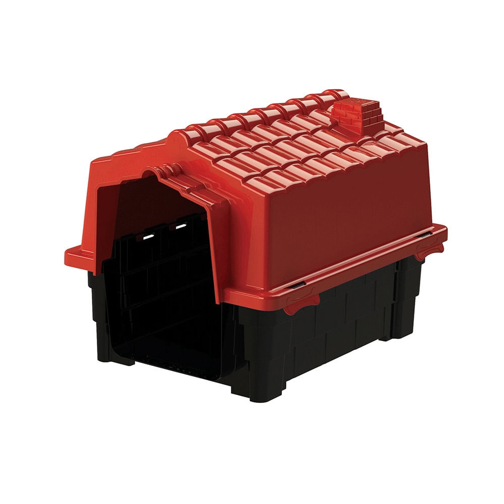 Casa Prime Colors Dog House Evolution Vermelho