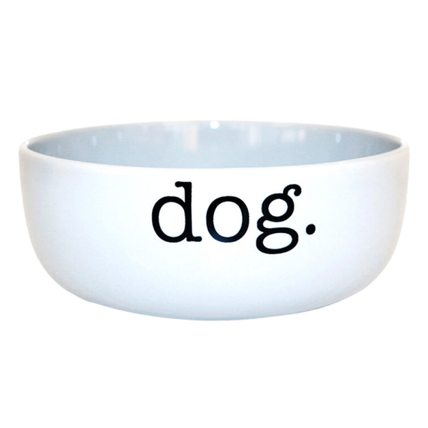 Encontraproduto.com.br - Comedouro Cerâmica G Pet Injet Dog Branco para Cães
