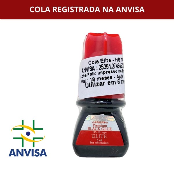 Encontraproduto.com.br - Cola Para Extensão de Cílios Elite HS10 3ml