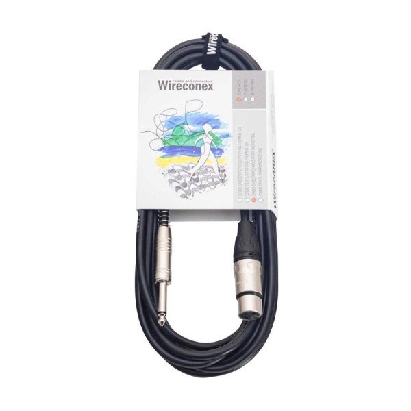 Encontraproduto.com.br - Cabo Para Microfone Emborrachado P10 Xlr 7 Metros Mpae-07 Wireconex [f108]