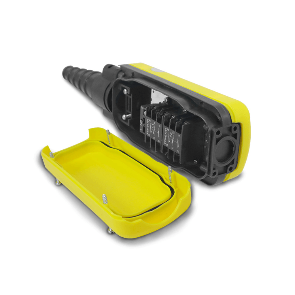 Encontraproduto.com.br - Botoeira Industrial Xac-a2913 Dupla Velocidade Sibratec