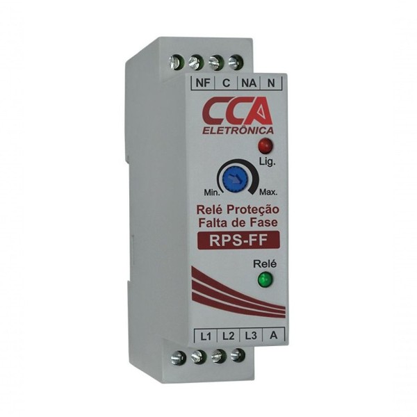 Encontraproduto.com.br - Relé Falta De Fase Trifásico Rps-ff 220v | Com Ou Sem Neutro