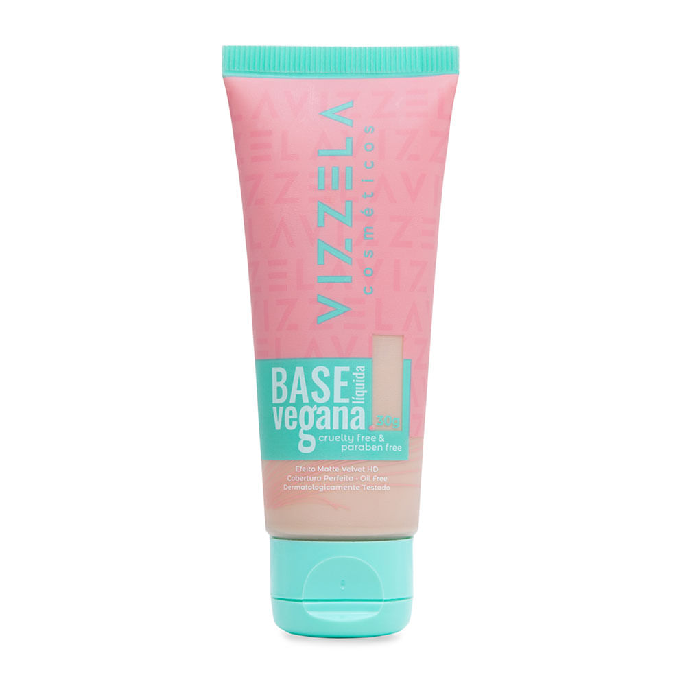 Encontraproduto.com.br - Base Líquida Vizzela Matte Cor 01 - 30g
