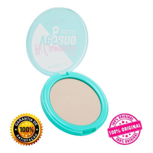 Encontraproduto.com.br - Vizzela Pó Compacto Vegano 01 - Pó Matte 9g