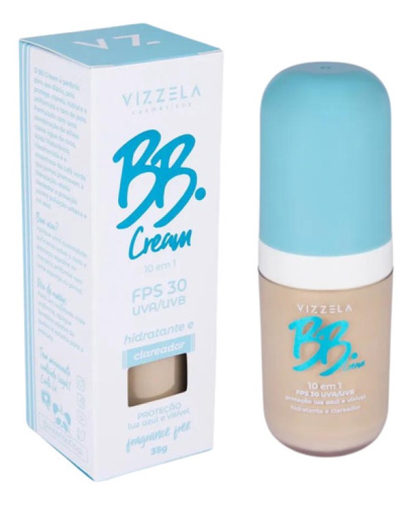 BB Cream Vizzela 10 em 1 FPS 30 Cor 01 - 35g
