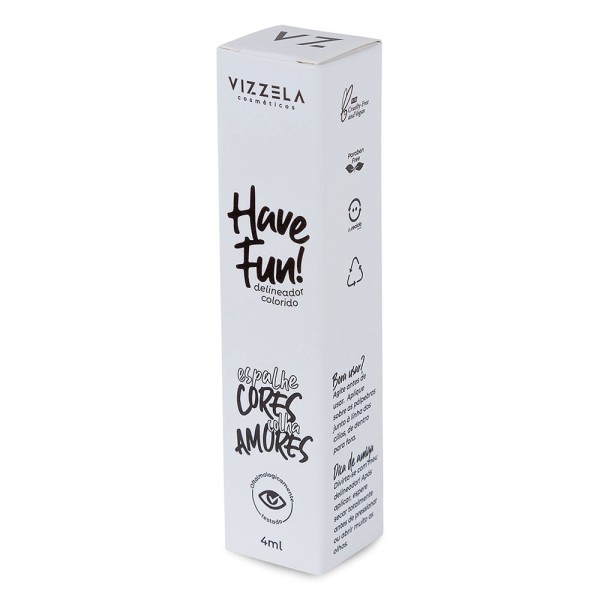 Encontraproduto.com.br - Delineador Colorido Have Fun Vizzela Branco