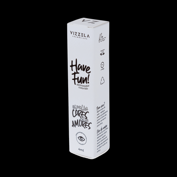 Encontraproduto.com.br - Delineador Colorido Have Fun Vizzela Branco