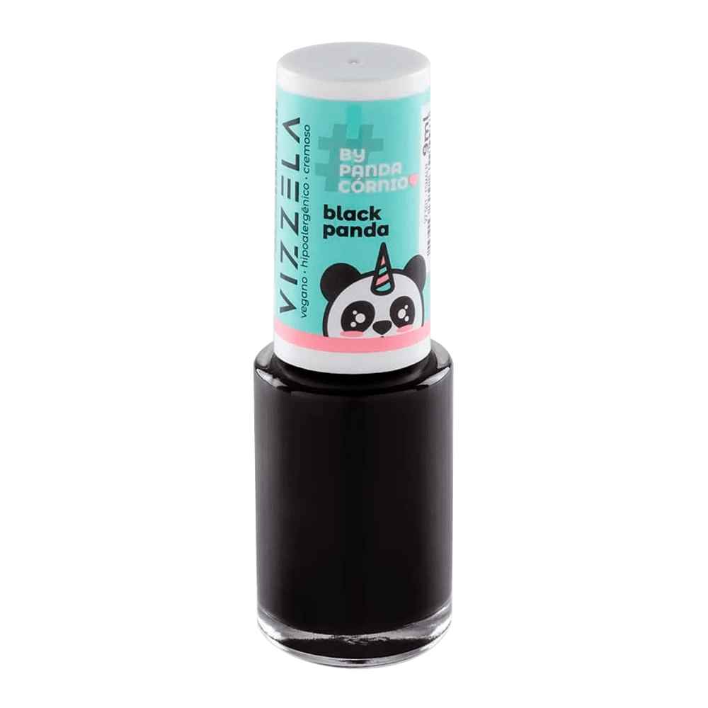 Encontraproduto.com.br - Vizzela #By Pandacórnio - Esmalte 9ml BlackPanda9ml