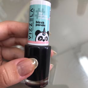 Encontraproduto.com.br - Vizzela #By Pandacórnio - Esmalte 9ml BlackPanda9ml