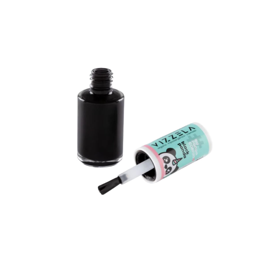 Encontraproduto.com.br - Vizzela #By Pandacórnio - Esmalte 9ml BlackPanda9ml