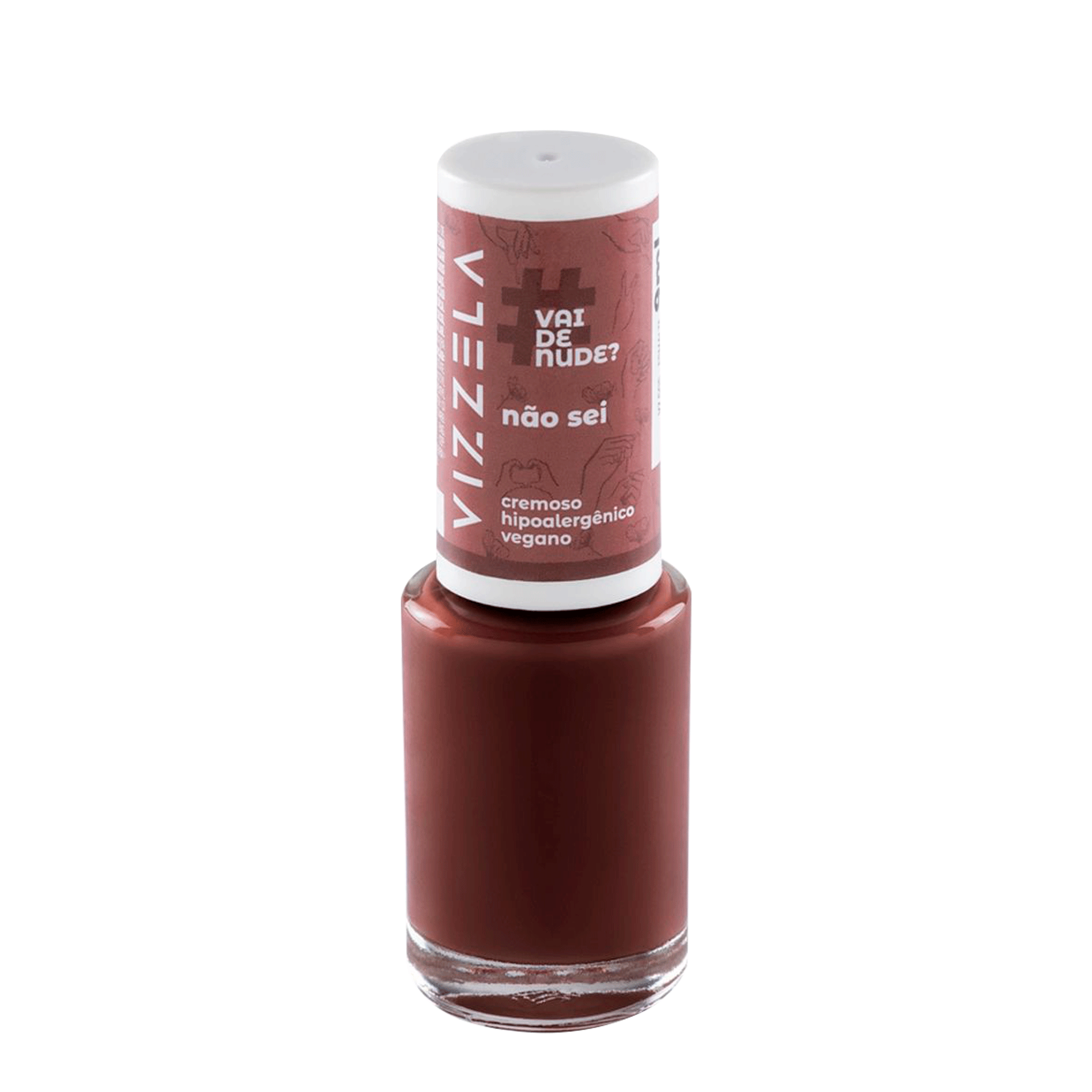 Encontraproduto.com.br - Vizzela Vai De Nude? Cor Não Sei - Esmalte Cremoso Hipoalergênico 9ml Vizzela-Nao-Sei