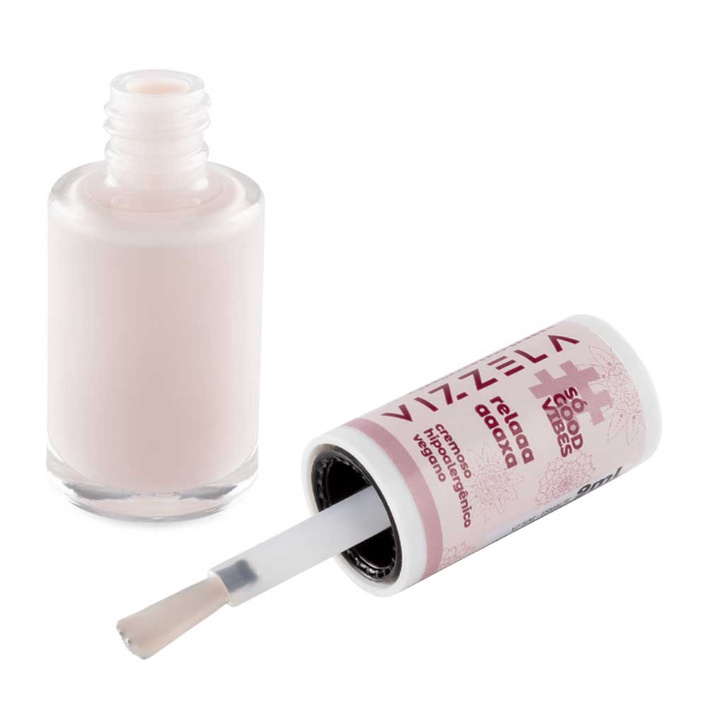 Encontraproduto.com.br - Vizzela #Só Good Vibes - Esmalte 9ml Relaaaaaaaxa