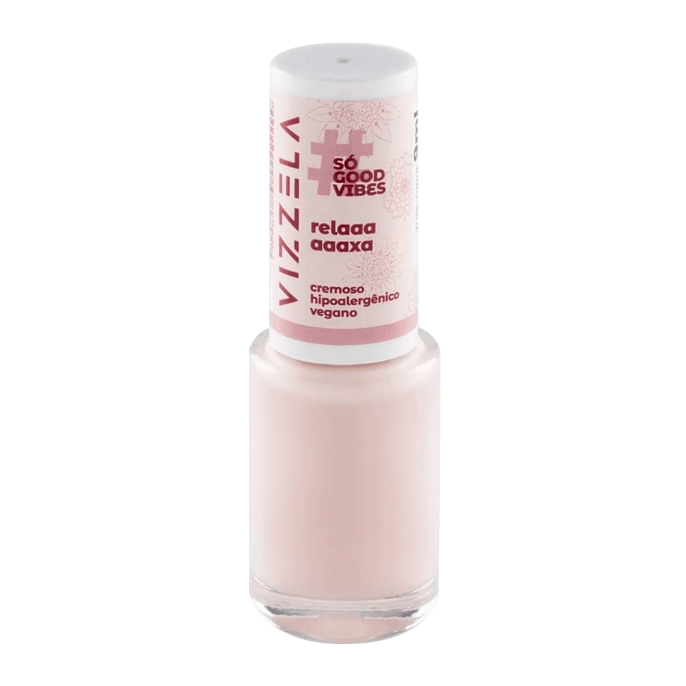 Encontraproduto.com.br - Vizzela #Só Good Vibes - Esmalte 9ml Relaaaaaaaxa