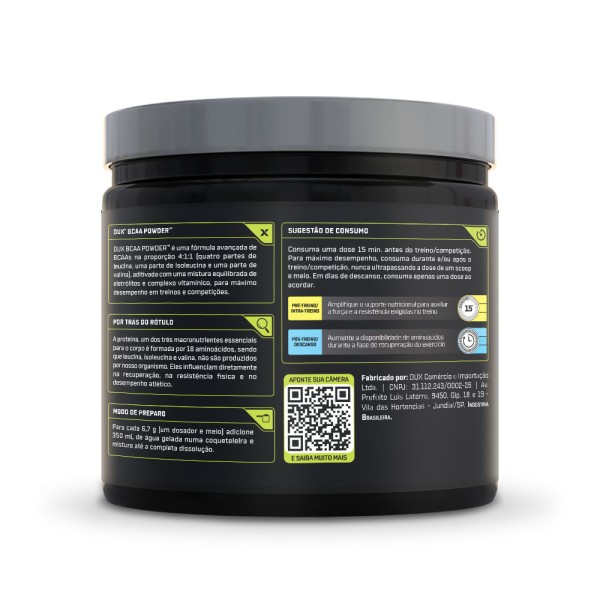 Encontraproduto.com.br - BCAA POWDER POTE 200G Dux Nutrition