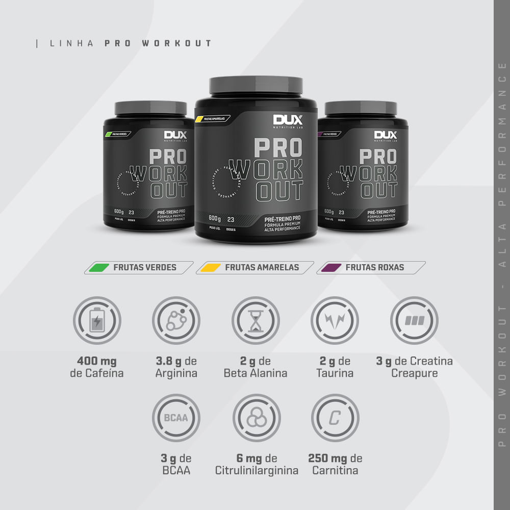 Encontraproduto.com.br - PRO WORKOUT - 600G