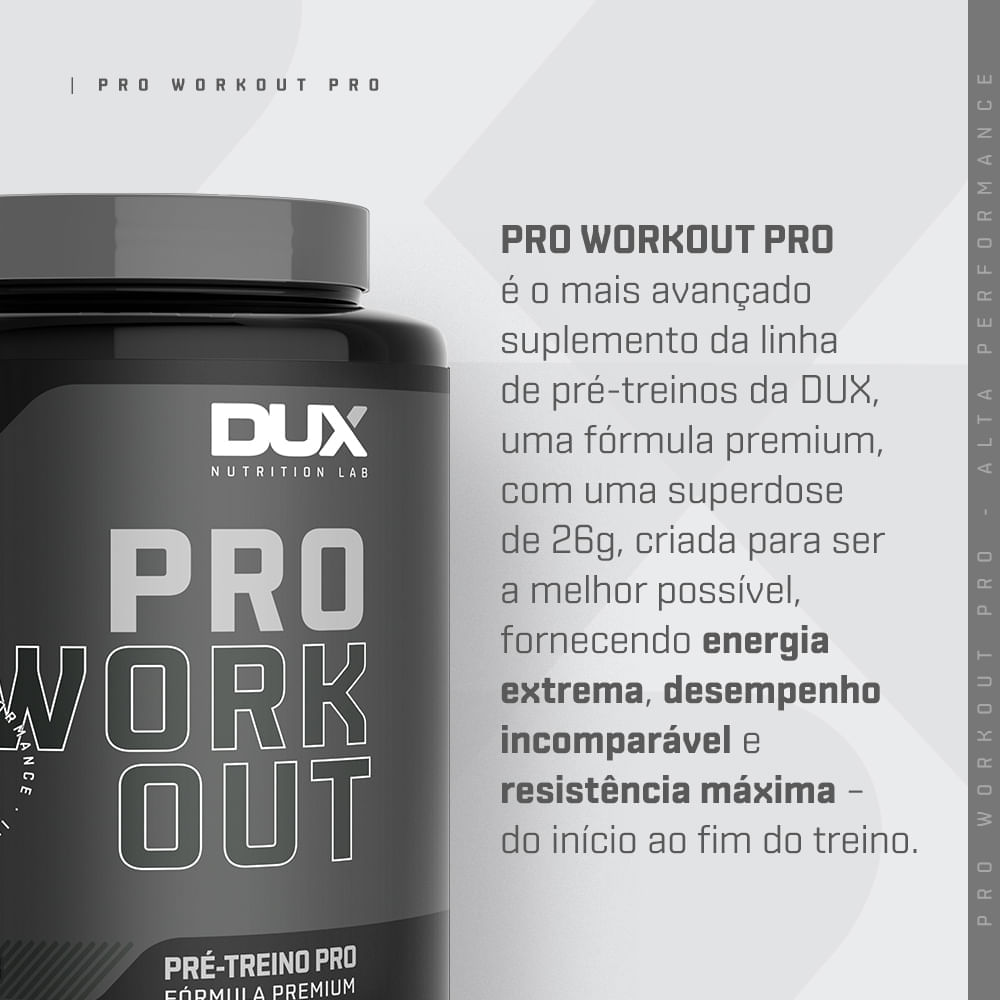 Encontraproduto.com.br - Pre Workout Pro - 600G Frutas Amarelas - Pote 600G