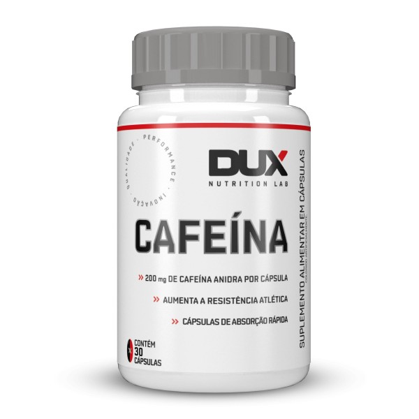 Encontraproduto.com.br - Cafeína 200mg 30 Cápsulas Dux