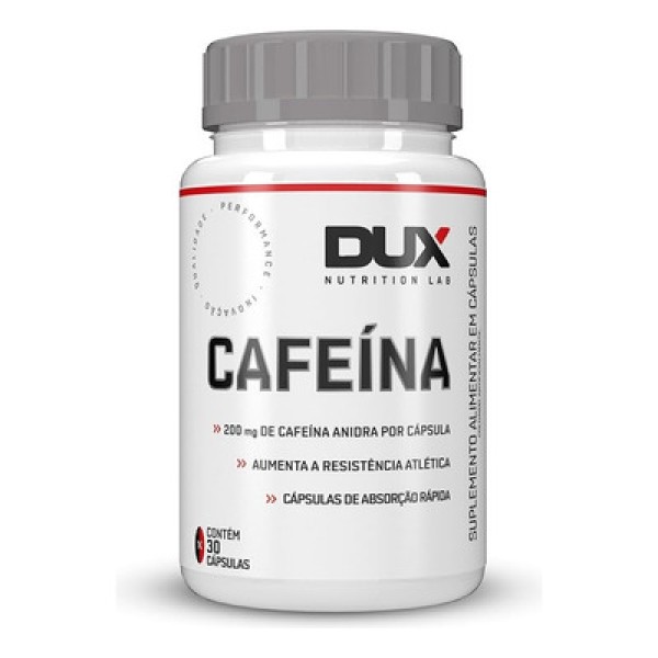 Encontraproduto.com.br - Cafeína 200mg 30 Cápsulas Dux