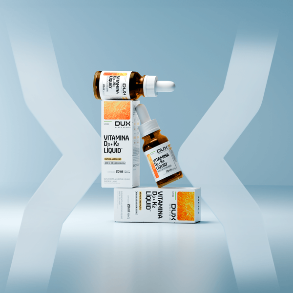Encontraproduto.com.br - Vitamina D3 + K2 - 20Ml  Limão
