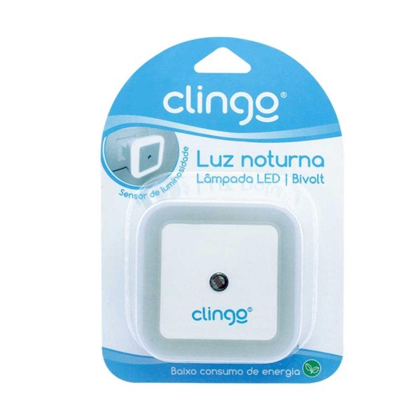 Encontraproduto.com.br - Luz Noturna LED Mini Luminaria Abajur de Tomada C/ Sensor Clingo