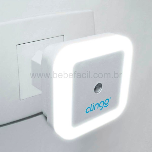 Encontraproduto.com.br - Luz Noturna LED Mini Luminaria Abajur de Tomada C/ Sensor Clingo