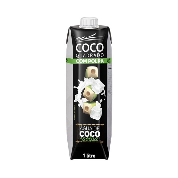 Encontraproduto.com.br - Água de Coco Quadrado Polpa 1 Litro