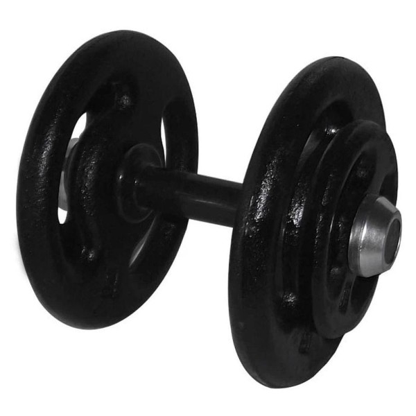 Dumbbell Pintado Pegada Emborrachada Academia Fitness 30kg
