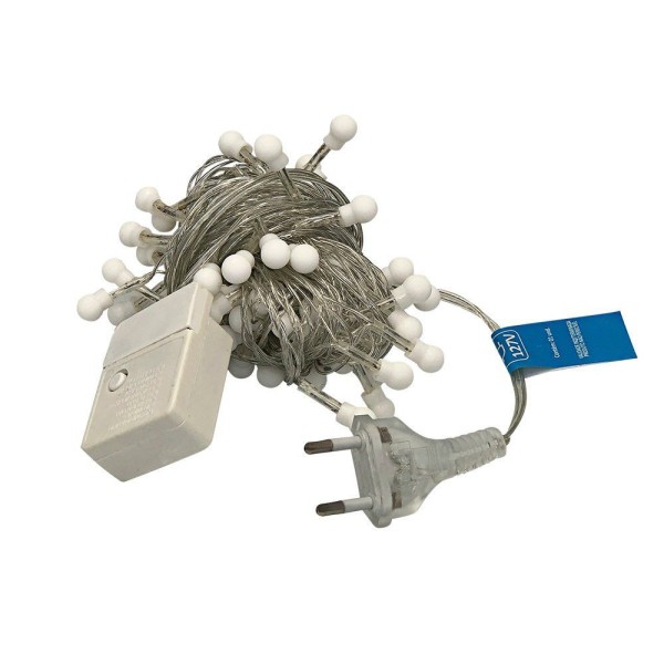 Encontraproduto.com.br - WE DROP - Cordao Pisca Led 40 Bolinhas Branco Quente