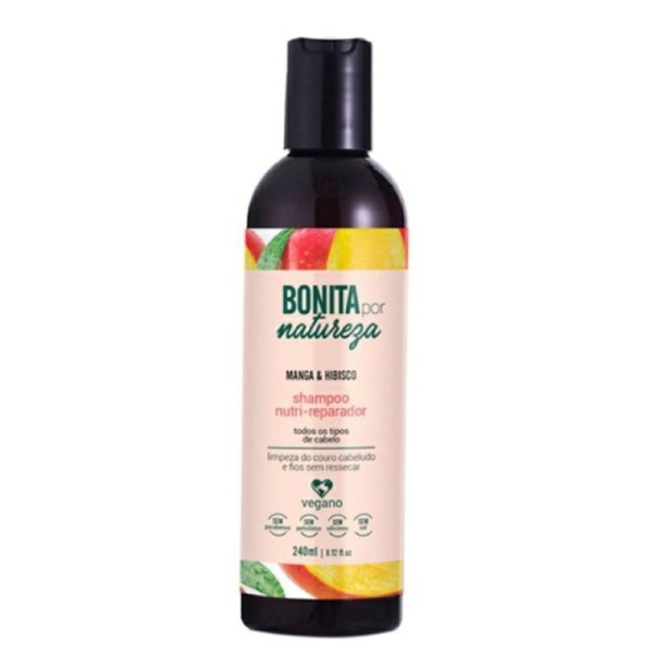 Shampoo Bonita Por Natureza Manga e Hibisco 240ml